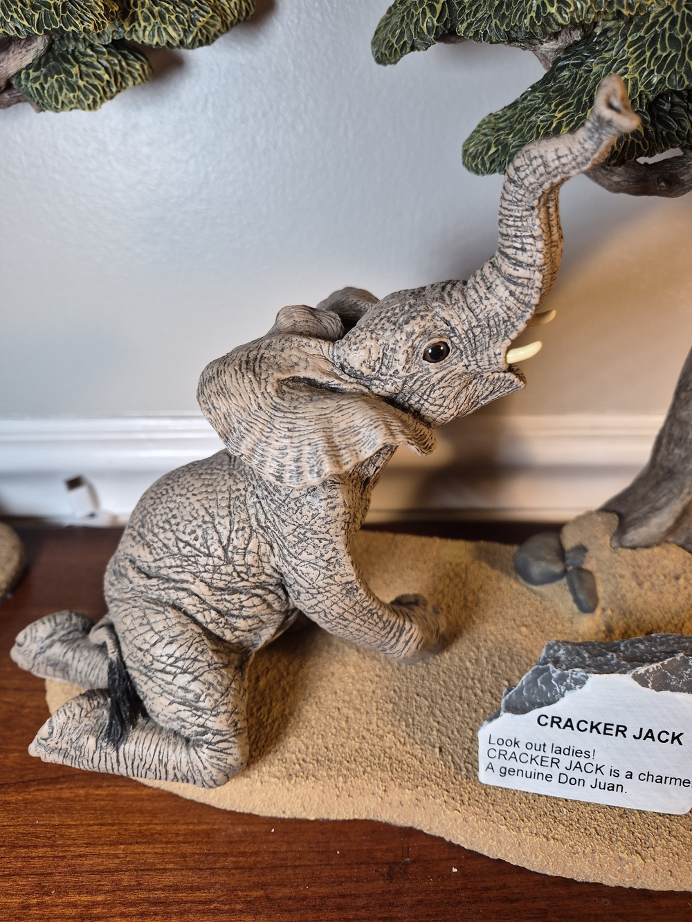 THE HERD "CRACKER JACK" BY MARTHA CAREY" (LANDSCAPE AND TREES NOT INCLUDED)